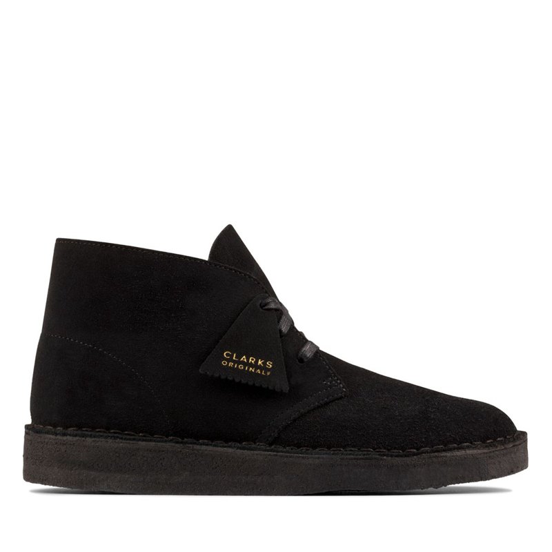 Black Men's Clarks Originals Coal Desert Boots | NAJPFTU41