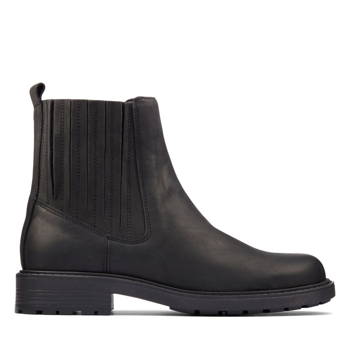 Black Women's Clarks Orinoco 2 Mid Chelsea Boots | LYNMPKO79