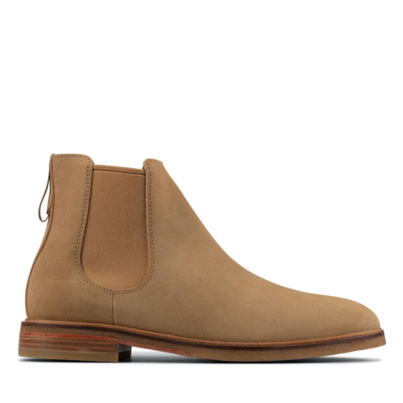 Brown Men's Clarks Clarkdale Gobi Chelsea Boots | LMTCWHS61