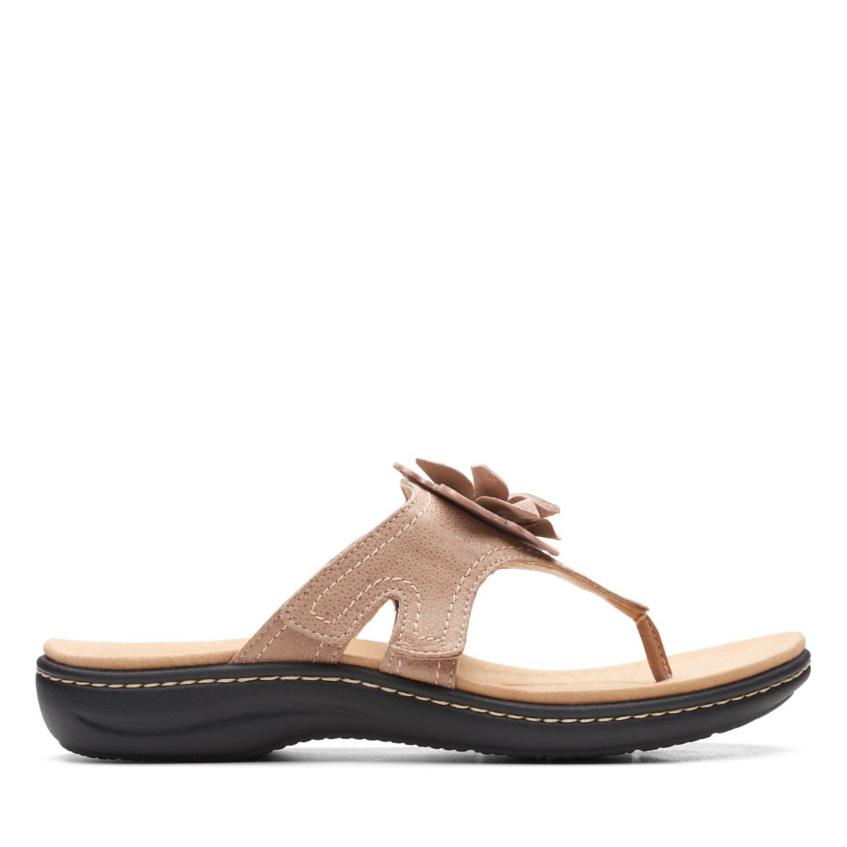 Brown Women's Clarks Laurieann Gema Flip Flops | PAUMSVE57