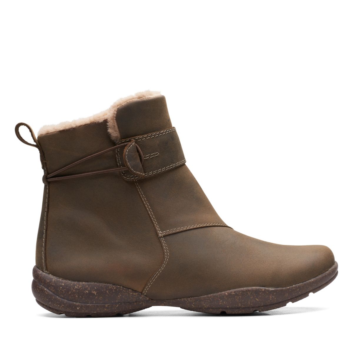 Brown Women's Clarks Roseville Ankle Boots | NCYSLZP38