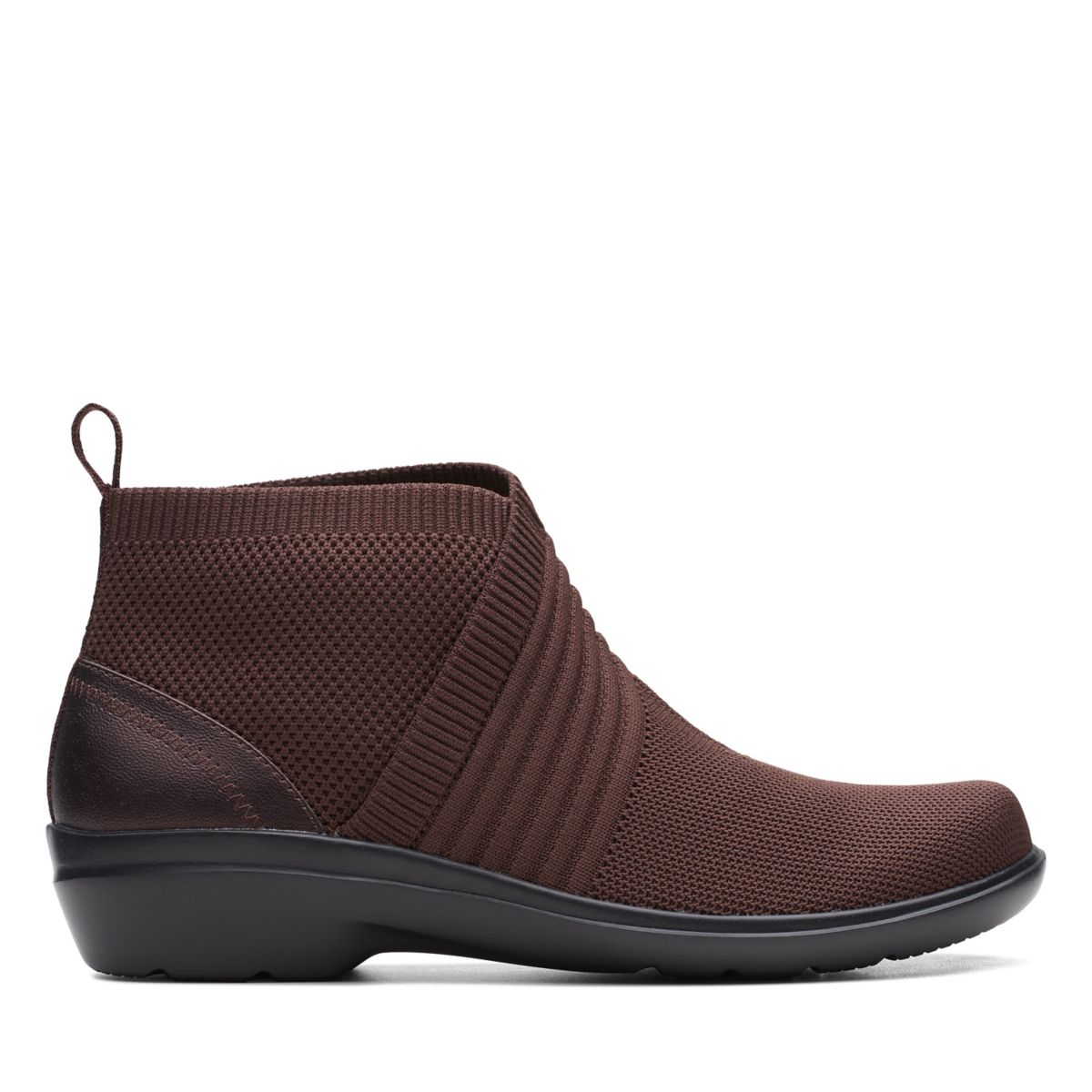 Burgundy Women's Clarks Sashlyn Mid Ankle Boots | OZGHCMA10