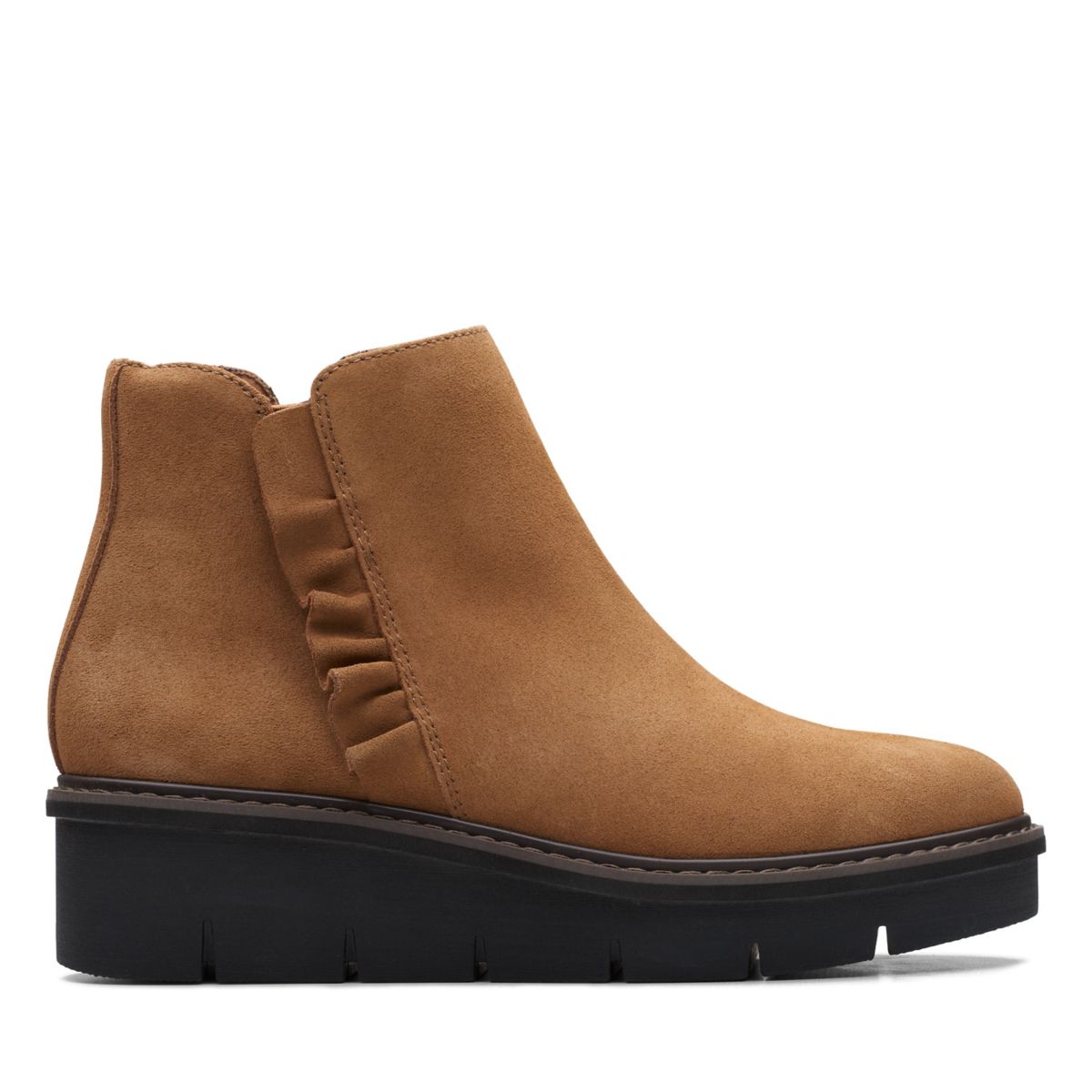 Dark Khaki Women's Clarks Airabell Vibe Ankle Boots | ZNOWBJS01