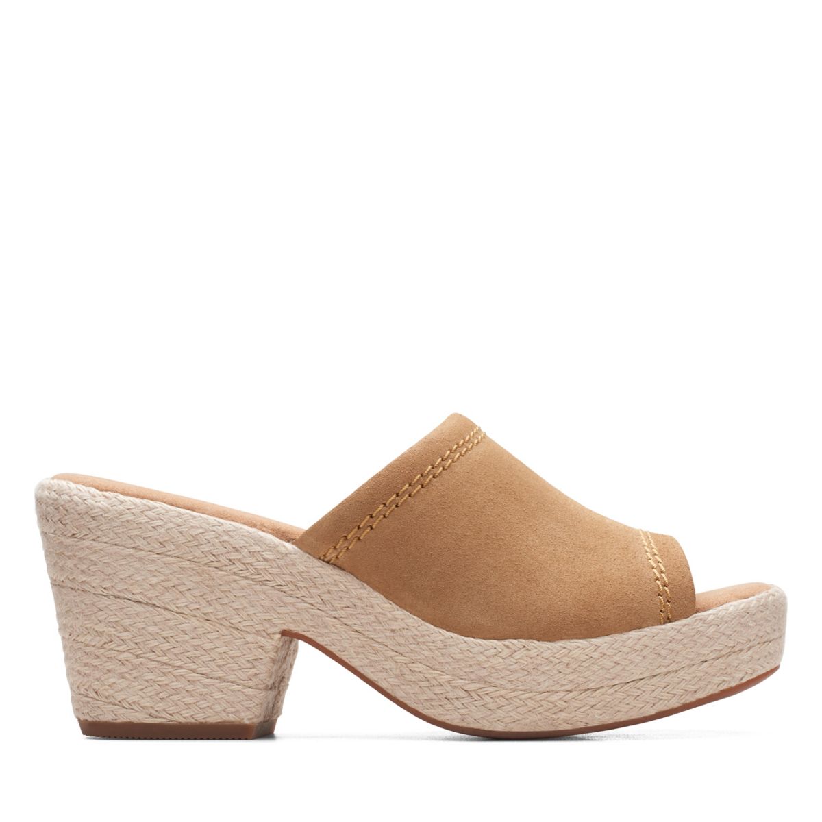 Light Brown Women's Clarks Maritsa 70 Wedge Sandals | MYSJBFC71