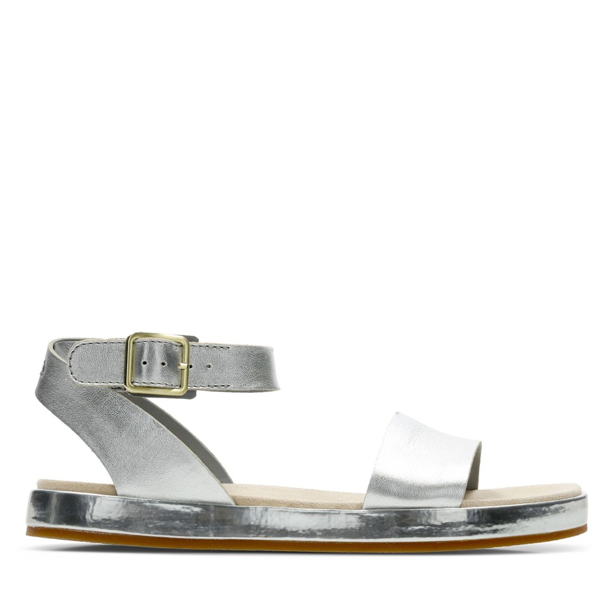 Silver Women's Clarks Botanic Ivy Sandals | ULKYQZI86